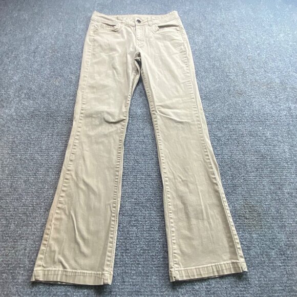 Riders By Lee Jeans Womens 12M Khaki Stretch‎ Bootcut Pants 32x31 comfy Outdoor - Picture 1 of 15